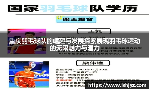 重庆羽毛球队的崛起与发展探索展现羽毛球运动的无限魅力与潜力